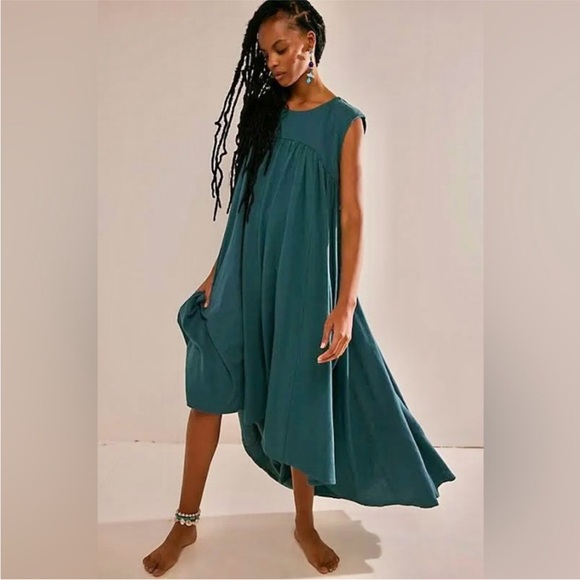 NWOT Free People Beach Madelyn Midi Dress - Picture 4 of 6